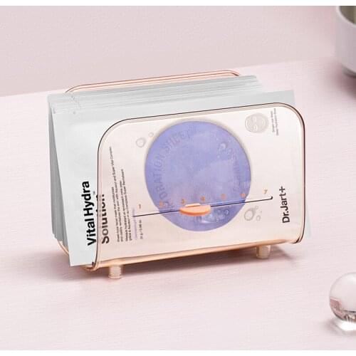 Plastic Cosmetic Storage Box Desk Makeup Mask Organizer Home Storage Organizer Boxes Tray Holder Storage Case Showcase