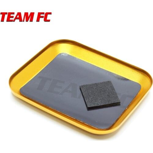 1pcs Electronics Repairing Hand Tool Plate Trays Aluminum Alloy Screw Tray with Magnetic for RC Model Phone Repair S182