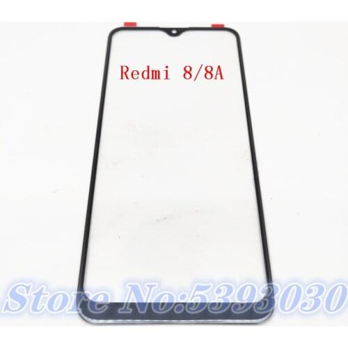 New For Xiaomi Redmi 8 8A Touch Outer Screen Glass Lens Touch Panel Front Glass Lens Parts