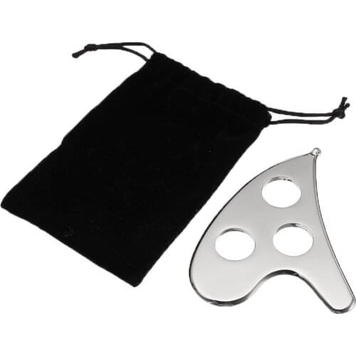 Scraping Board Body Guasha Scrapper Massage Plate Stainless Steel Release Pain Relief Plate Massage Relaxation Health Care