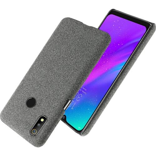 Slim Cloth Texture Cover For OPPO Realme 3 3i 3 pro Case Fabric Ultrathin Antiskid Capa For Oppo Realme 3 Realme3 3PRO X Lite
