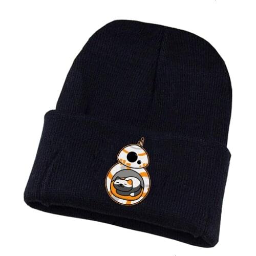 Anime Neko Atsume Knitted hat Cosplay hat Unisex Print Adult Casual Cotton hat teenagers winter Knitted Cap