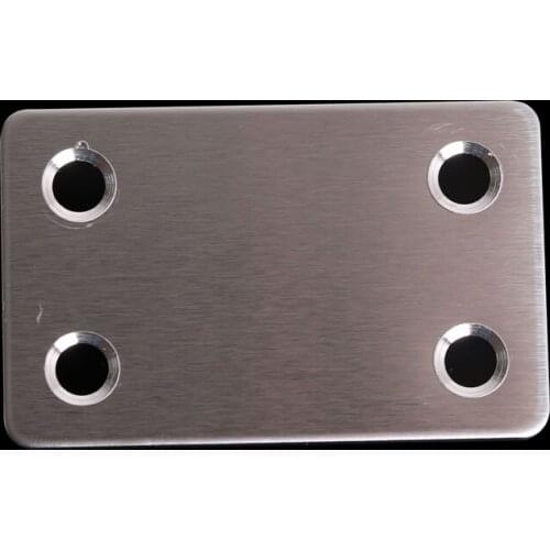 Stainless steel Corner Brackets Plane angle Flat code connecting Fixed film Thickening splice 20pcs