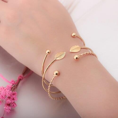 CHUNSHI EMO Sex Flower Leaf Popular Simple Opening EMO Bangle Fashion Creative Bracelet On Hand For Women Romantic Bracelets