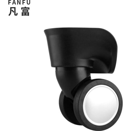 Black Travel Suitcase Parts Replace Wheels 360 Degrees Spinner Luggage Wheels Accessories for Suitcases Luggage Casters Wheels