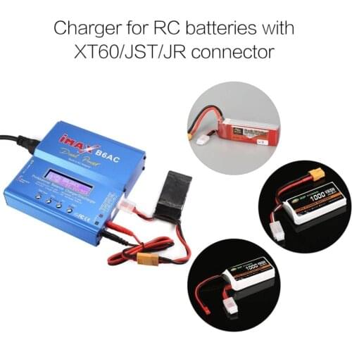 IMAX B6AC 80W 6A Lipo NiMh Li-ion Ni-Cd AC/DC RC Balance Charger 10W Discharger for RC Car Helicopter Drone Airplane Battery