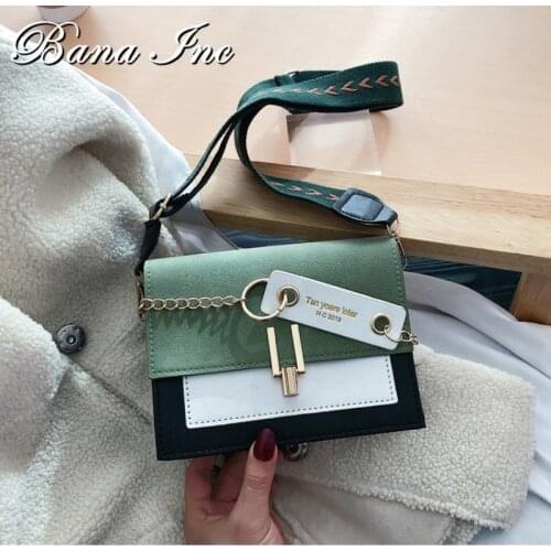 Women Mini Purse Shoulder Crossbody Bags for Women 2021 Fashion Wide Shoulder Strap Messenger Bag Flap