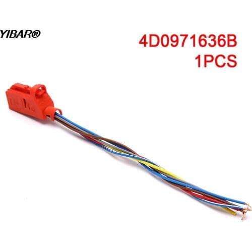 1PCs Gas Fuel Door Trunk Open Release Button Connector Plug 4D0971636B