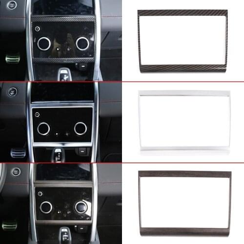 Car Center Console Air Conditioning Panel Decorative Frame ABS Chrome For Land Rover Discovery Sport 2020 Car Interior Accessory