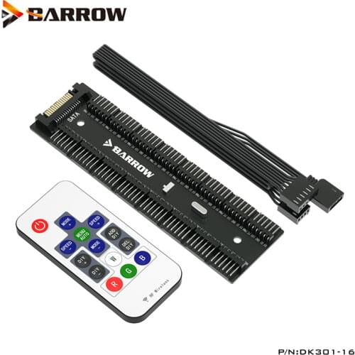 Barrow Multi Function HUB Controller,Spliter,Support 4pin 3pin Interface Also Support Sync Motherboard Control,DK301-16
