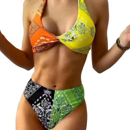 Bikini Women Swimwear Knotted Bikinis Sexy Biquini Swim Suit Push Up Swimsuit Female Beachwear Swimming Bikini Women Swim Wear