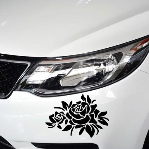 ROSE FLOWERS Cover Car Stickers Car Decals Marks Roses Stickers