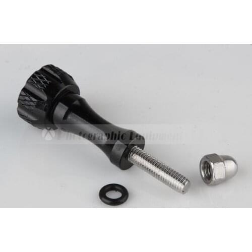 2PCS Full Metal Black For Gopro Hero 3 4 SJ4000 SJ5000 Camera Mount Holder Adapter Screw Accessories