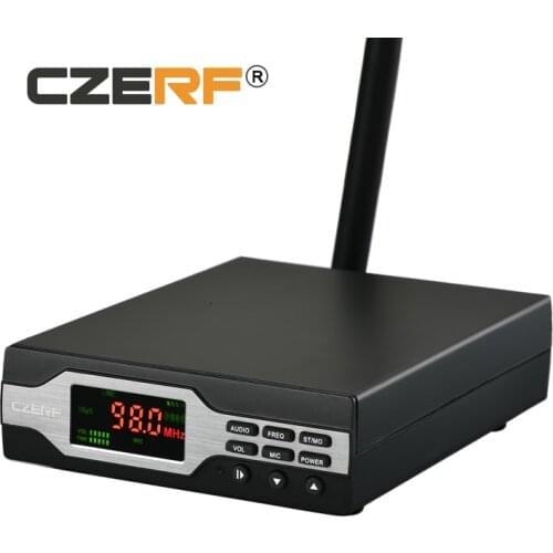 CZERF PLL Stereo MP3 bluetooth Wireless FM Transmitter with TF card battery