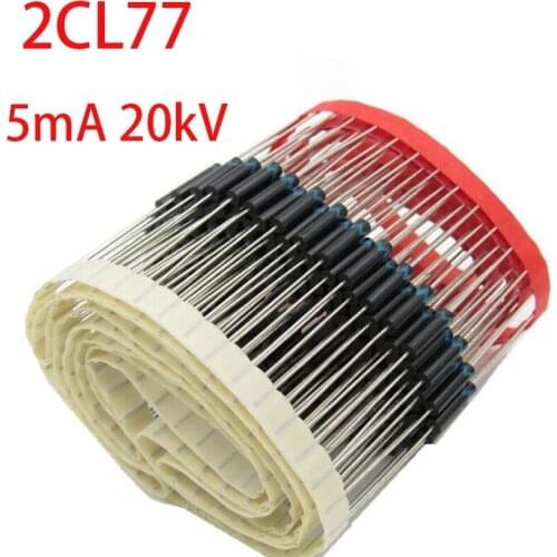 10PCS 5mA 20kV High Voltage Diode HV Rectifier 2CL77 DIP New Original