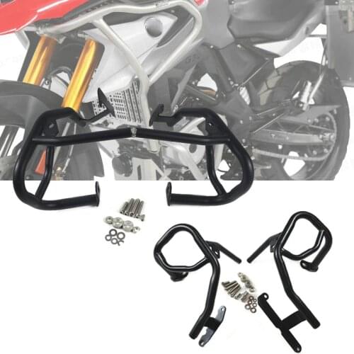 For BMW G310GS G310R G310 2017 2018 Motorcycle Upper Lower Engine Tank Guard Crash Bar Bumpers Stunt Cage Decor Block Protection