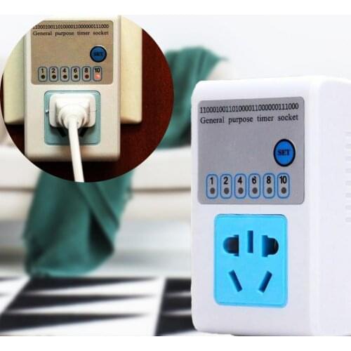 Timer Socket Setting Power Saving Portable Energy Saving Timer Programmable Electronic Socket for Home Timer Charging Socket