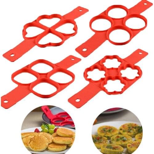 Egg Cooker Pancake Maker Mold Egg Shaper Omelette Nonstick Cooking Tool Pan Flip Eggs Ring Mold Kitchen Gadgets Accessories