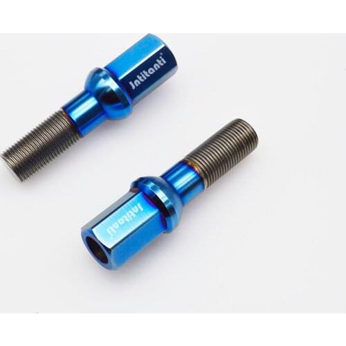 Gr5 titanium auto parts wheel hub bolt with ball seat