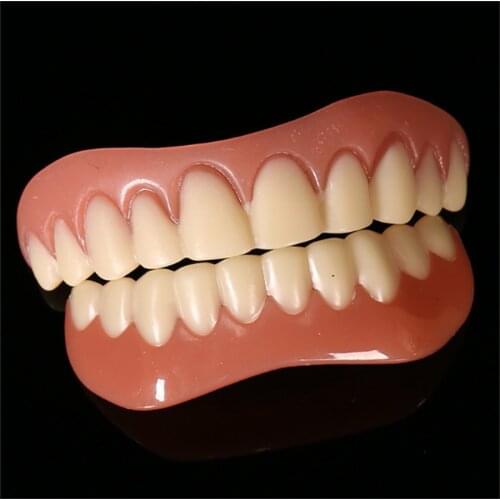 False Tooth Stickers Upper Tooth Cover Tool Simulation Teeth Whitening Dentures Paste Braces Perfect Smile Comfort Teeth Veneers