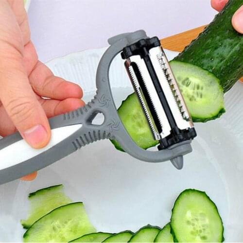 Quality Multifunctional 360 Degree Rotary Slicer Carrot Potato Peeler Vegetable Cutter Fruit Melon Planer Grater Kitchen Gadgets