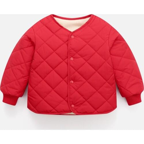 Autumn winter jacket for baby girls boy fashion Cashmere coat hooded jacket kids outer clothing children boys clothes