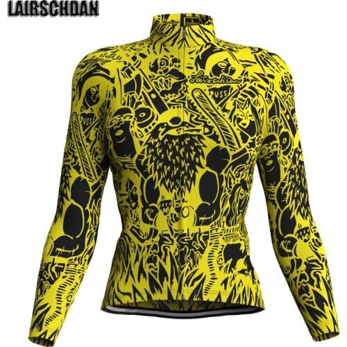 LairschDan Womens Autumn Pro Team Cycling Clothes Long Jersey Mountain Shirt Quick Dry Sleeve Breathable MTB Female Bike Tops