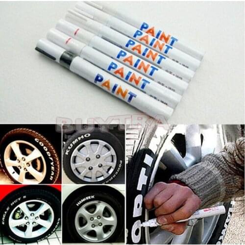JINHF 1Pcs Universal Waterproof Car Motorcycle Auto Wheel Tyre Tire Paint Marker Pen Rubber Permanent