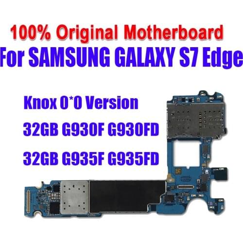 EU Version For Samsung Galaxy S7 edge G935F Motherboard Original MainBoard Unlocked With Chips IMEI OS Good Working Logic Board