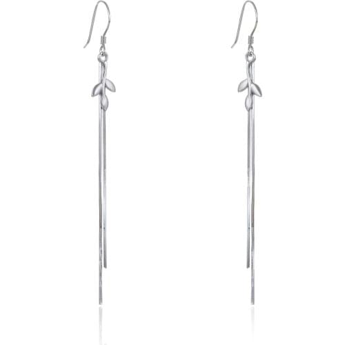 Trendy Ladies Silver Huggie Custom Earrings Fashionable 2019