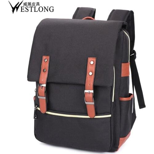 3T52 Men Oxford Backpack Laptop Backpack Portable Womens Backpacks Female Casual Fashion Backpacks Preppy Style School Bag