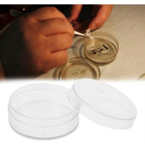 6Pcs Watch Repair Plastic Watch Movement Cleaning Maintenance Repair Pot Watch Oil Washing Jar Watch Repair Tool for Watchmaker