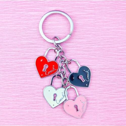 New Fashion Silver Couple Keyring Keychain Heart Traditional Hollow Out Letter Classic Gift Special Lovely Car Bag Metal K0019