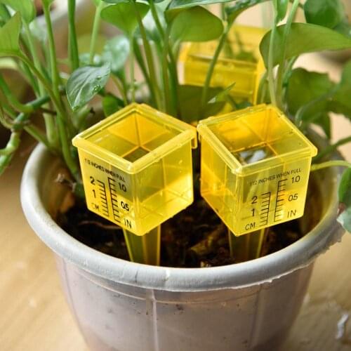 10PCS Outdoor Yard 38mm Capacity 1.5inch Plastic Rain Gauge Tube Accurate Measurement for Garden Accurate Sale Rain Colllection