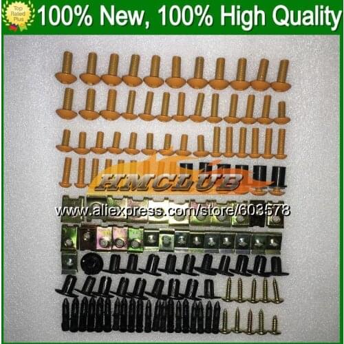 Fairing bolts full screw kit For SUZUKI GSXR1300 Hayabusa GSXR 1300 1996 1997 1998 1999 2000 2001 07 CL161 Nuts bolt screws Nut