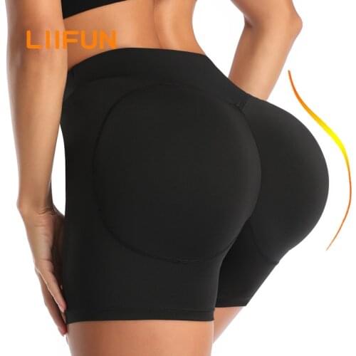 Liifun Crossdresser Buttock Lifter Panties Hip Enhancer Fake ASS Butt Padded Shaper Underwear for Women Shemale Transgender