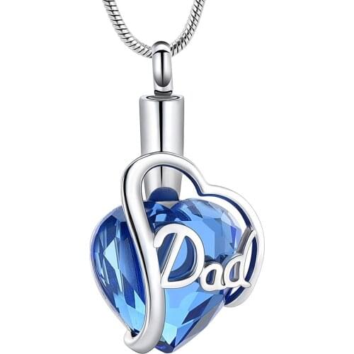 Always in my heart Cremation Jewelry for Ashes Memorial Heart Locket for Mom,Dad Ashes Urn Necklace Jewelry Keepsake Pendant