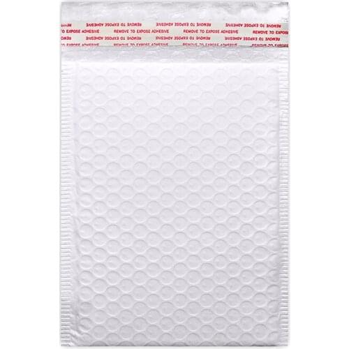 50PCS Different Specifications White Foam Envelope Bag Mailers Padded Shipping Envelope With Bubble Mailing Bag Vibration Bag