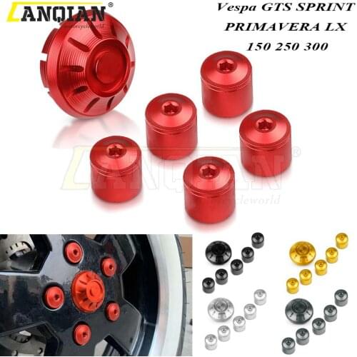 FOR Piaggio Vespa GTS SPRINT PRIMAVERA LX 150 250 300 Motorcycle Accessories Hubcaps Wheel Side Cover Decoration Protector Guard