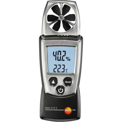 Testo 410-2 0560 4102 Digital Vane Anemometer Air Speed Temperature Humidity Meter Tester