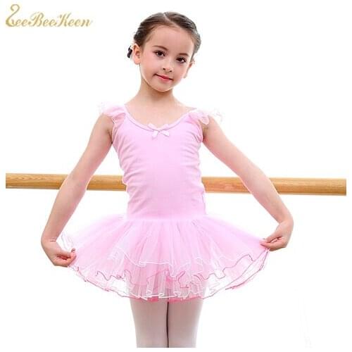 Ballerina Leotard For Girl Ballet tutu Dance Dress For Child Ballet Gymnastics Leotard Sleeveless Swan Lake Tutu Ballet Dress