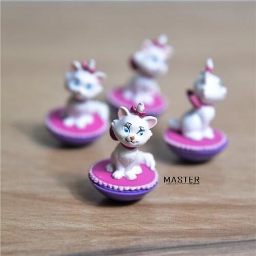 24piece 3.5cm The Cats Adventures Marie cat figure toys cute marie cat microlandschaft figures collection toys