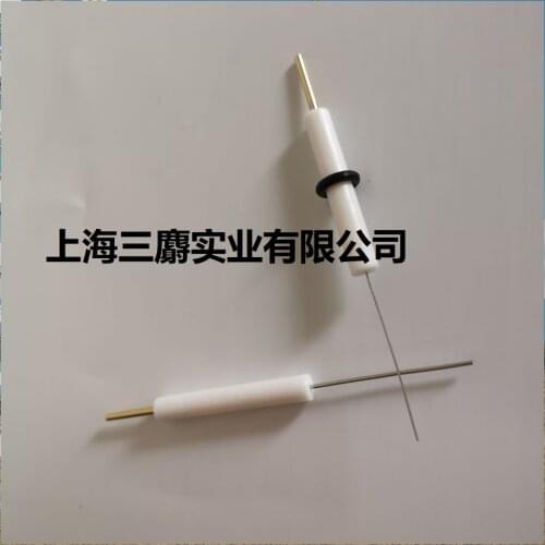 The platinum wire electrode with 99.99% purity can be customized to 0.5*37mm platinum wire electrode