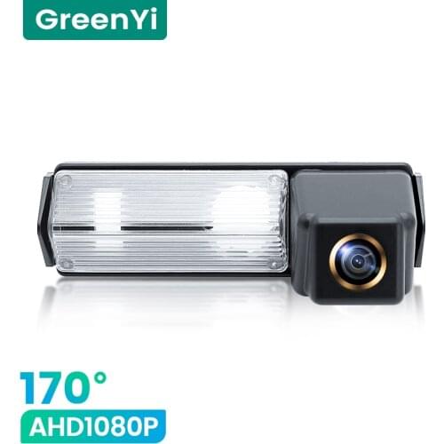 GreenYi 1080P HD 170° Car Rear View Camera for Mitsubishi Pajero Sport Pajero Dark Android Car PC