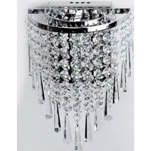 Crystal Wall Lamp Luxury Wall Light Chandelier For Living Room Bathroom Home Indoor Lighting Decoration Bulb Not Included