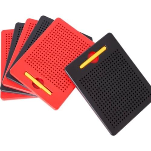 Magnetic Ball Sketch Pad Tablet Drawing Pen Board with Magnetic Stylus Kids Learning Portable Drawing Board Montessori Toy