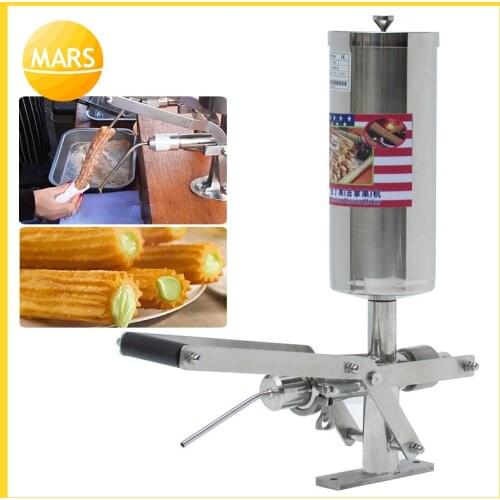 Mars Machinery 304 stainless steel churro cream filler machine 5L churro jam filling machine maker for sale