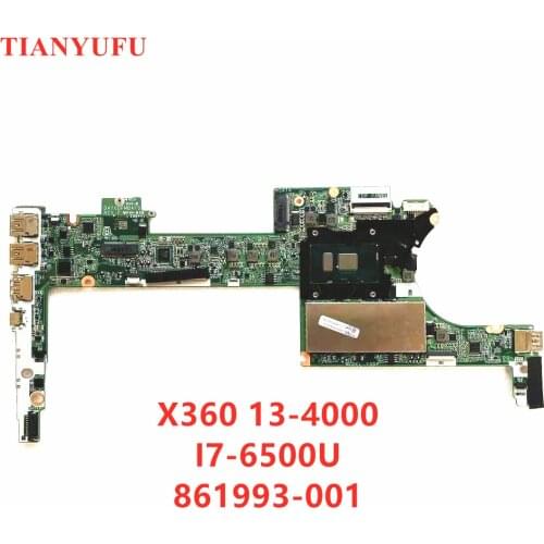 FOR HP Spectre X360 13-4000 13-4172NA Laptop Motherboard w/ i7-6500U CPU 8GB RAM 861993-601 861993-001 Motherboard 100% Tested
