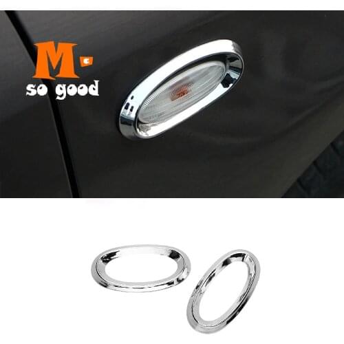 Trim Car Styling Kit Sticker Accessories for Nissan Qashqai Dualis 2010 2011 2012 2013 Chrome Side Light Turn Signal Lamp Cover