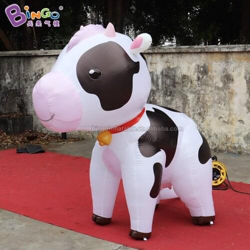 Lovely 2x1.2x2 meters inflatable cow for event decoration / cartoon dairy cow balloon for display